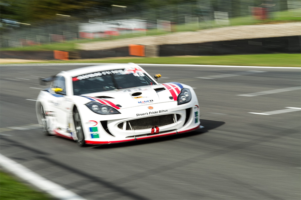 Der skal fuld fart på den hurtige Ginetta G55 GT4
(Foto: Gripping Media)